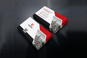 Corporate Business Card Template, a Business Card Template by PixelWink