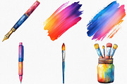 Brushes for Procreate Clipart, an Illustration by Canvas Craft (Thumbnail 3 of 7)