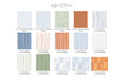 Sgraffito Organic Stripe Collection, a Pattern Graphic by TSTUDIO (Thumbnail 2 of 9)
