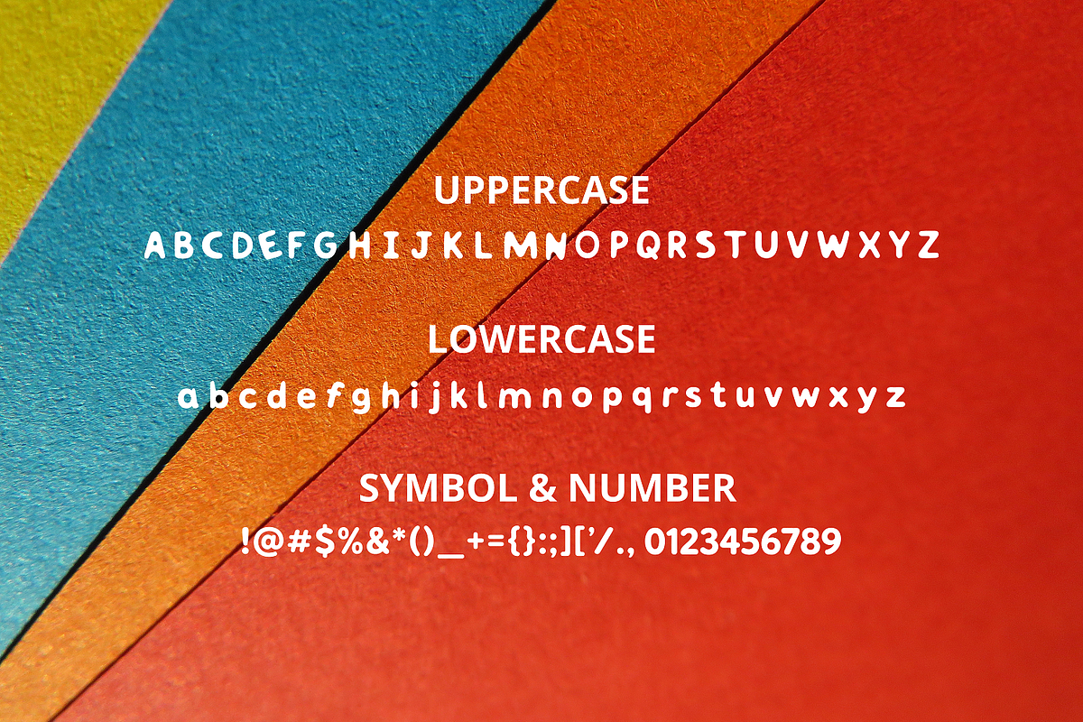 Geshtur - Playful Display Font, a Sans Serif Font by Grappict.com (Photo 2 of 7)