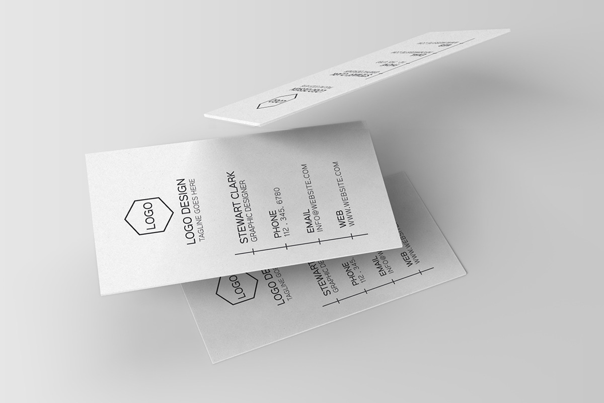 Clean Minimal Business Card Template, a Business Card Template by Shahjhan (Photo 5 of 6)