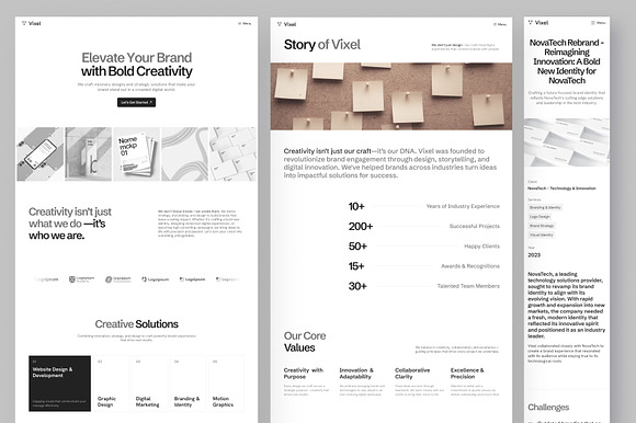 Vixel Creative Agency Website Framer preview 6