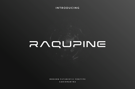 Raqupine, a Font by garismantra