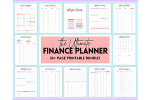 Budget Planner Printable BUNDLE!