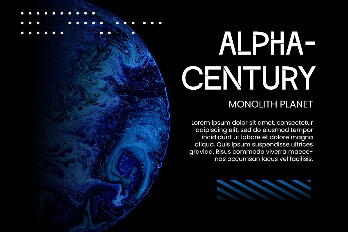 Blazionix Futuristic Font, a Sans Serif Font by Vadovastd (Photo 4 of 8)