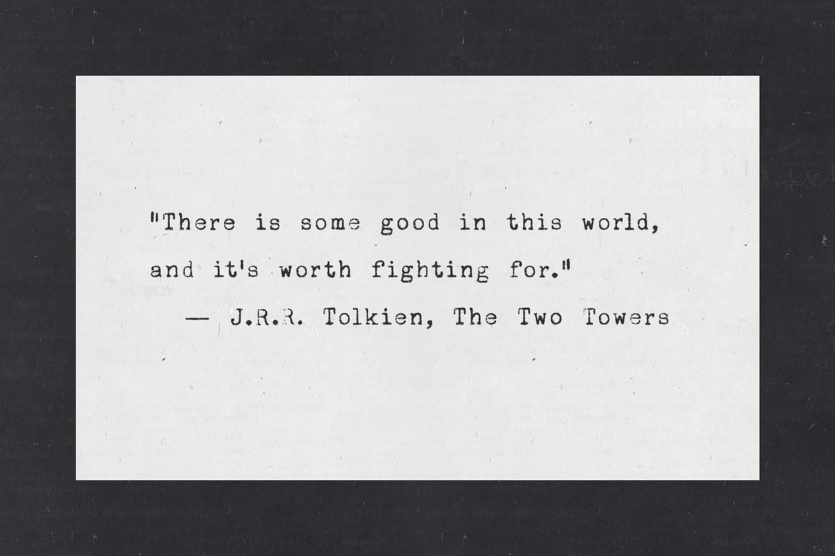 Corpus Typewriter Font, a Serif Font by Brent Galloway (Photo 9 of 10)