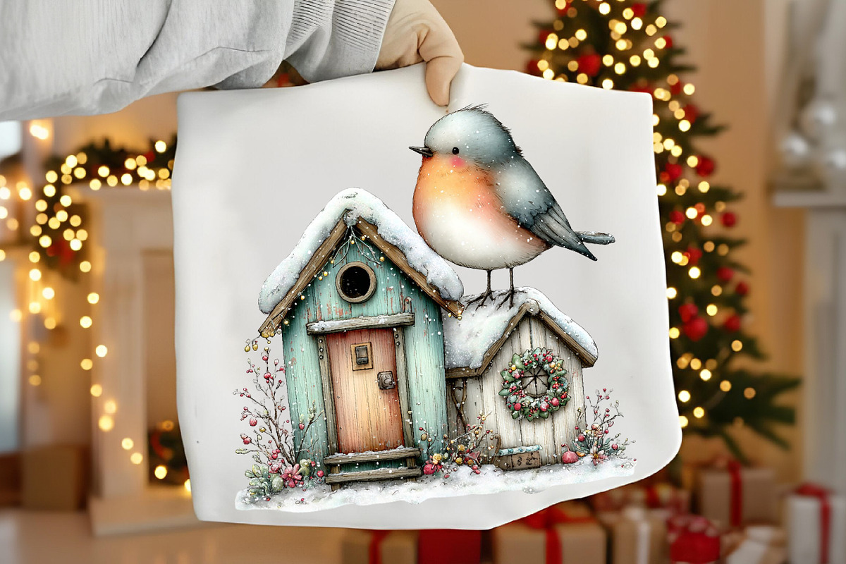 Whimsical Woodland Christmas Clipart, an Illustration by Canvas Craft (Photo 5 of 6)