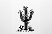 60 Desert Cactus Floral Silhouette, a Seasonal Illustration by Amazin_art (Thumbnail 21 of 34)