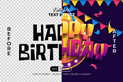 Happy Birthday Text Effect 3D Style, a Layer Style Add-On by Mockmenot (Thumbnail 2 of 3)