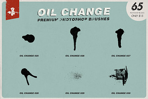 Oil Change Photoshop Brushes