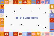 Colorful Doodles Vector Clipart, an Object Illustration by Nutalin Art (Thumbnail 5 of 12)