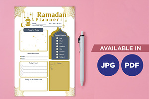 Ramadan Planner Printable