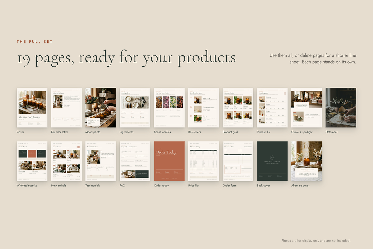 Wholesale Line Sheet Template, a Magazine Template by Lauren Hodges (Photo 3 of 15)