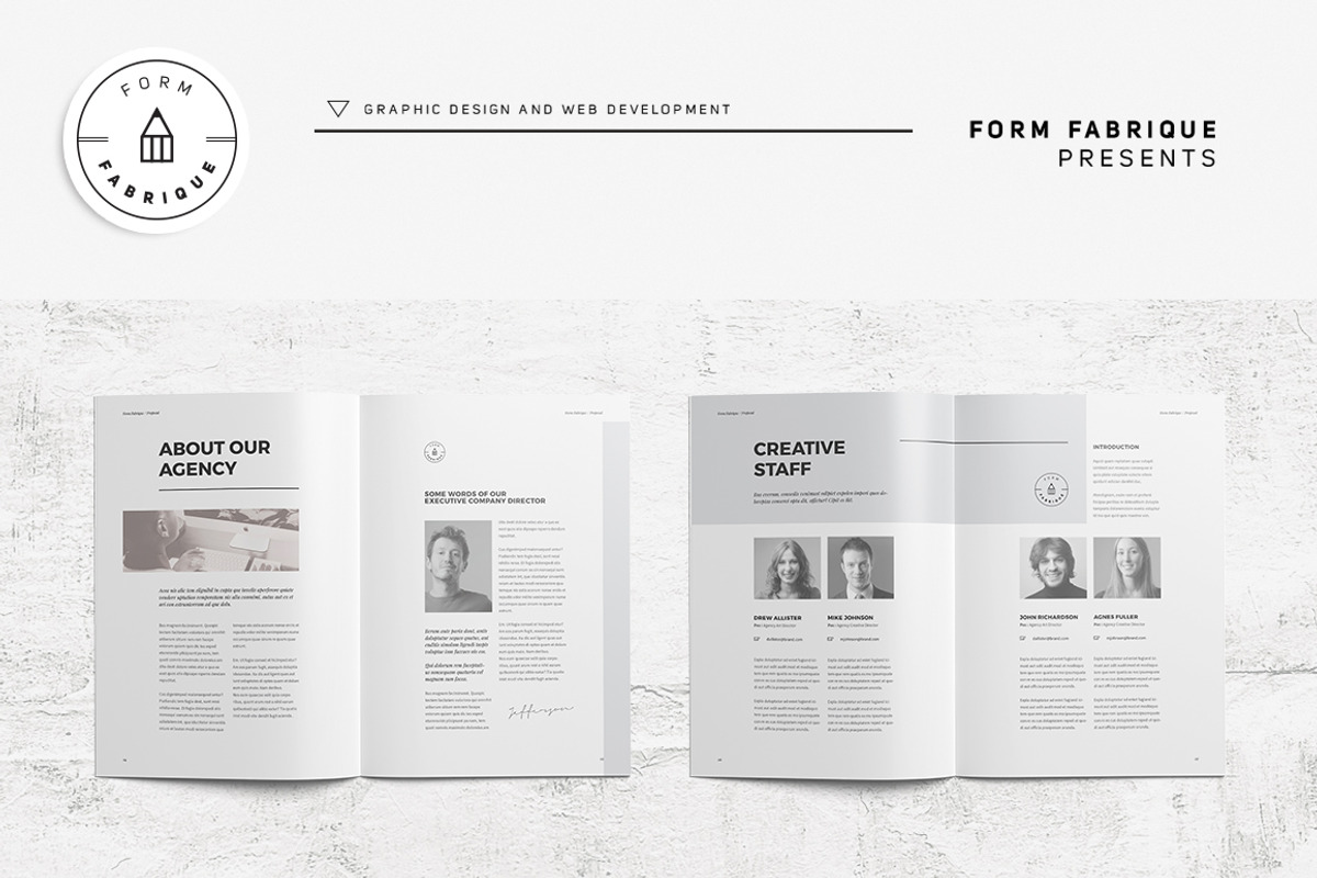 Proposal, a Brochure Template by Form Fabrique (Photo 5 of 13)