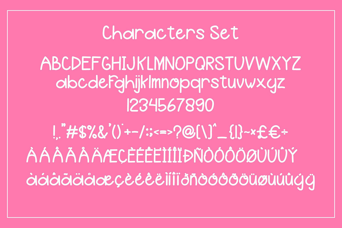 Moontiland - Fun Sans Serif Font, a Sans Serif Font by bonadigitals (Photo 4 of 4)