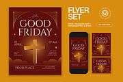 Good Friday Flyer, a Flyer Template by graphicook (Thumbnail 1 of 3)