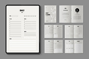 Daily planner Template, a Stationery Template by ContestDesign (Thumbnail 1 of 3)