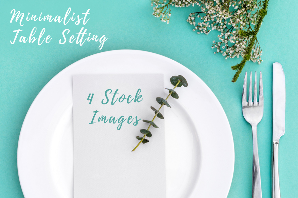 Minimalist Table Setting. Top view, a Food & Drink Photo by IMG Studio (Photo 1 of 5)