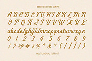 Beacon Revival Vintage Font Duo, a Script Font by Letterhend Studio (Thumbnail 7 of 11)