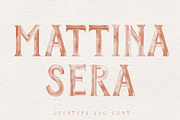 Mattina-Sera SVG font, a Serif Font by Tropical Type (Thumbnail 1 of 12)
