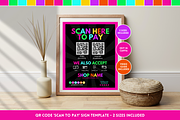 Neon Scan to Pay Sign, a Stationery Template by SunshineStudioBoutique (Thumbnail 10 of 10)