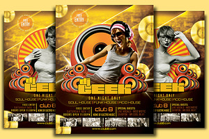 DJ Geek Flyer Template