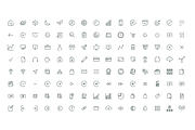 120 Minimal Line Business Icons, an Icon by Marcelina Pulcini Designs (Thumbnail 2 of 2)