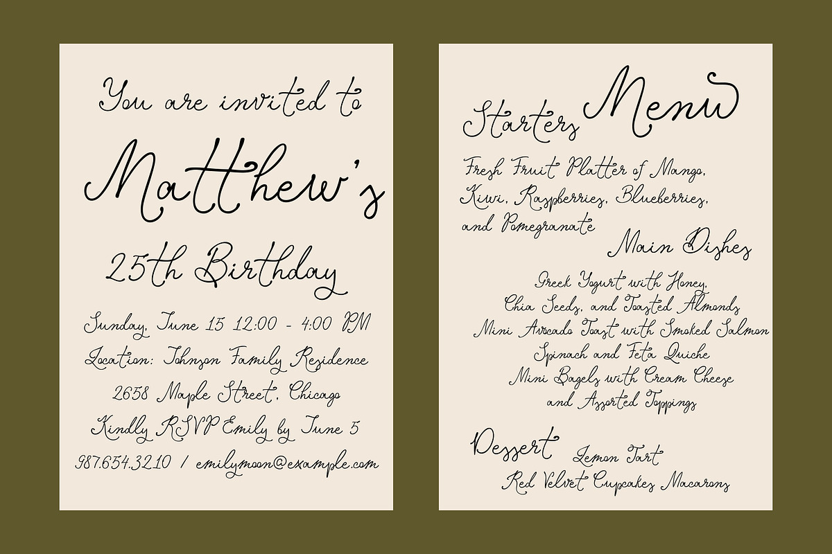 Rachel's Letter Font, a Handwritten Font by AnnArt (Photo 3 of 16)