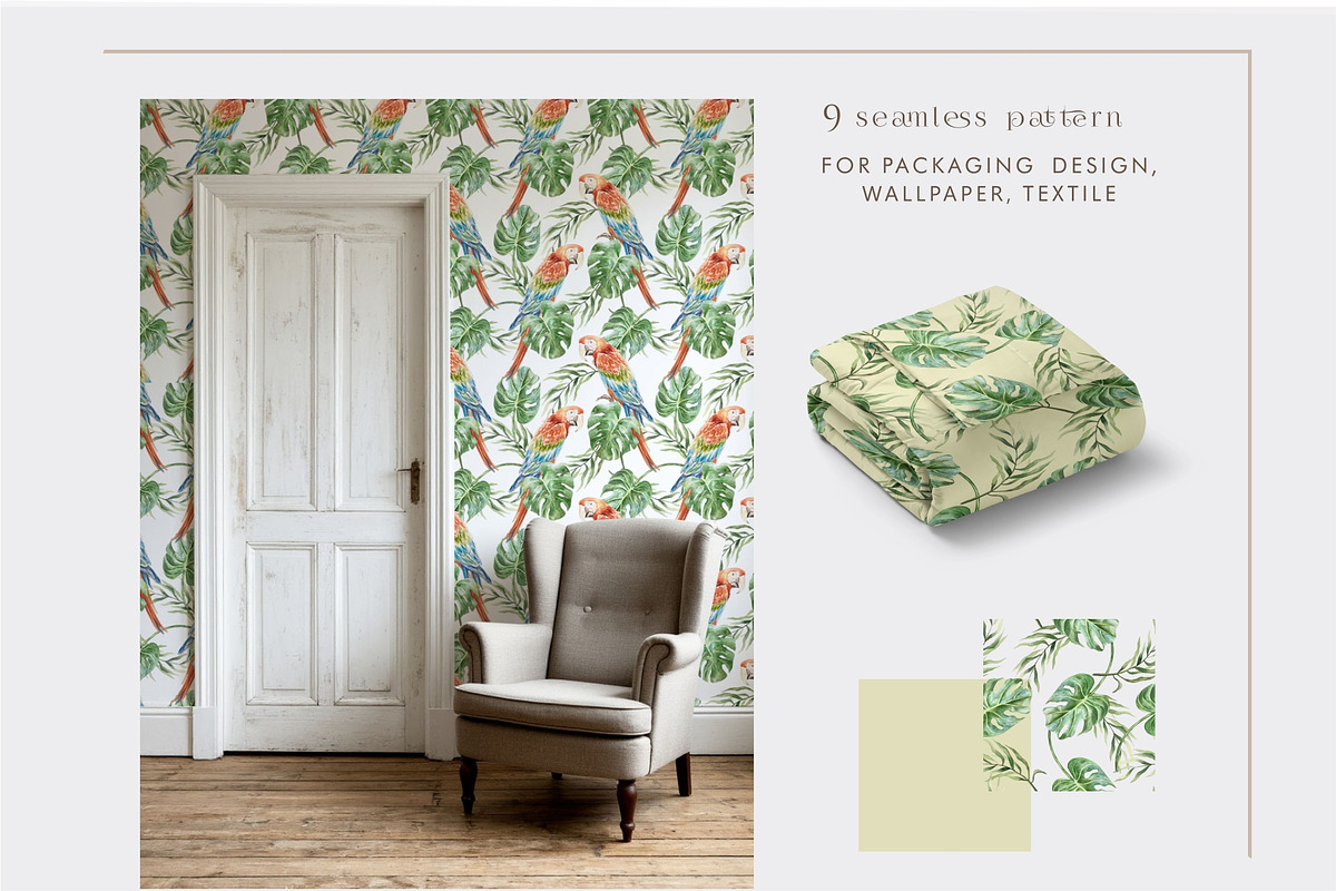 Tropical Vacation. Watercolor, a Seasonal Illustration by Farida Bik (Photo 13 of 16)