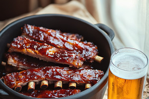 Pork Ribs Slow-Cooked in a Clay Pot, a Food & Drink Photo by Virgo Studio