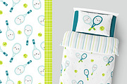 Tennis, a Pattern Graphic by SurfaceStories (Thumbnail 6 of 8)