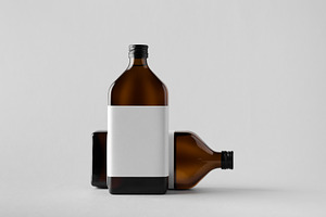 Pharmaceutical bottle mockup JPEG, a Health & Medical Photo by Shablon