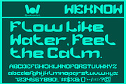Scuba Diving font, a Font by weknow (Thumbnail 2 of 8)