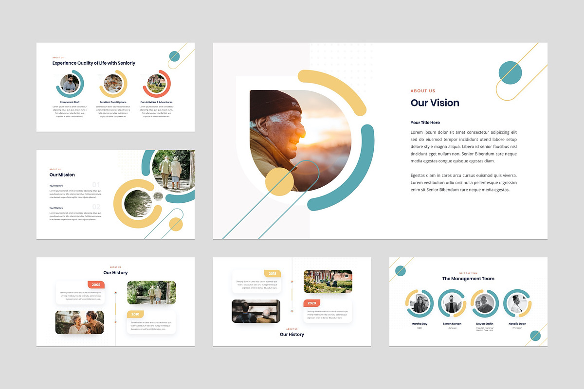 Senior Care Center PowerPoint, a Presentation Template by Graphue (Photo 3 of 5)