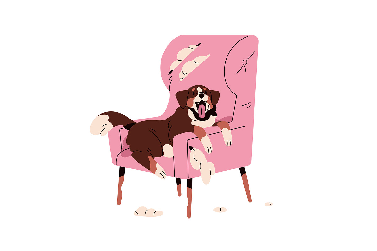 Dog behavior problems set, an Animal Illustration by PaperTrident (Photo 14 of 15)