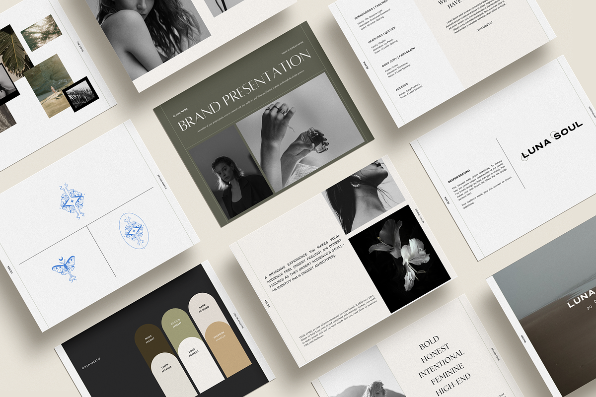 Olivia | Brand Presentation CANVA, a Presentation Template by Luna Soul Design (Photo 1 of 7)