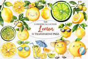 Summer Lemon Clipart, an Illustration by Designworld (Thumbnail 1 of 5)