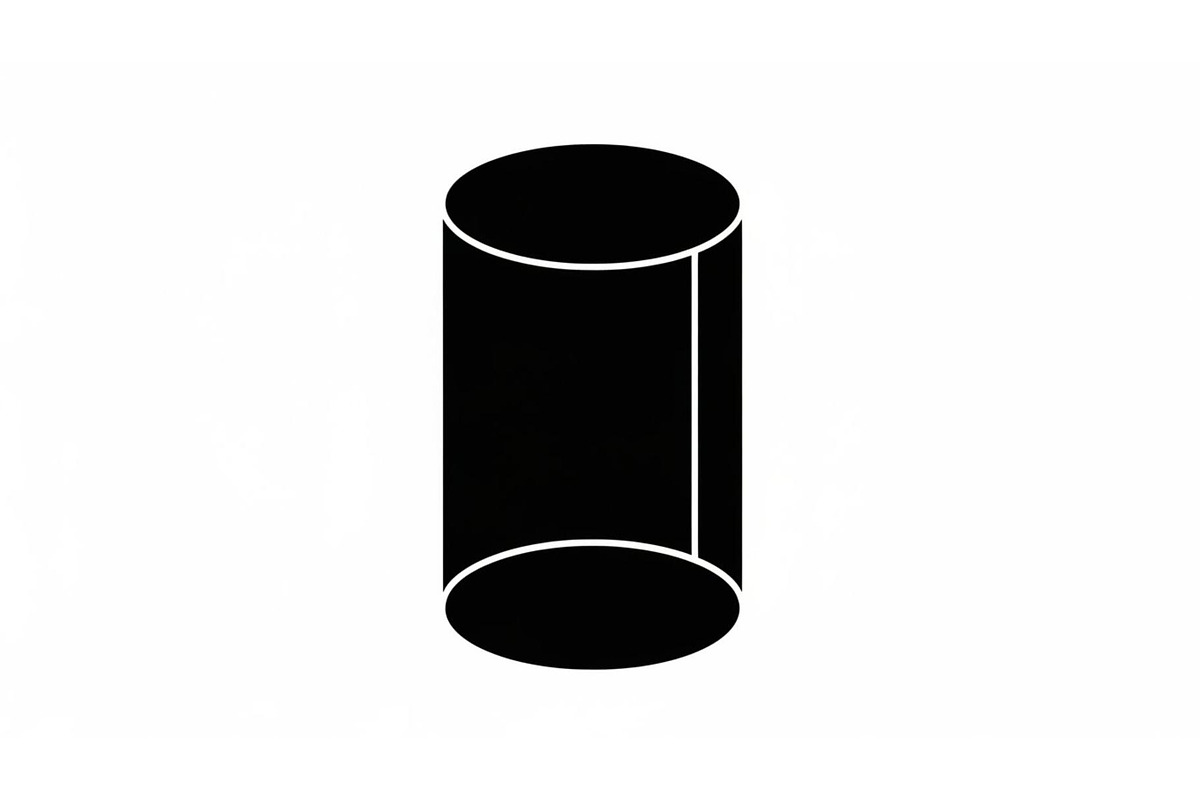 Black Cylinder 3D Geometric Shape, a Graphic by Designer_Momina (Photo 5 of 10)