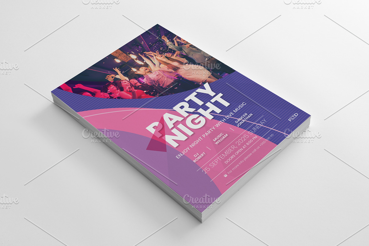 Party Flyer, a Flyer Template by Cristal Pioneer (Photo 5 of 5)