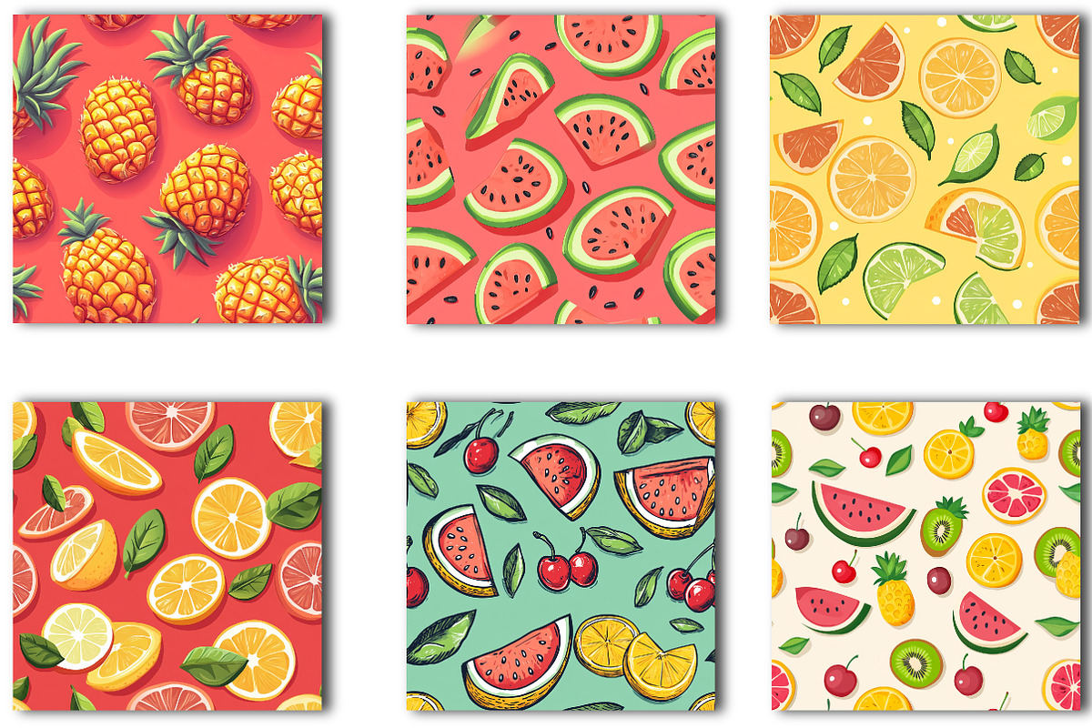 Summer Seamless Pattern Bundle, an Illustration by OK Design (Photo 3 of 3)