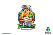 Lady Farmers logo, a Branding & Logo Template by Kongstones_std (Thumbnail 3 of 5)
