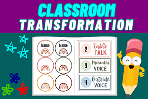 Classroom Transformation Pages, a Templates & Theme by Premium Digital Templates