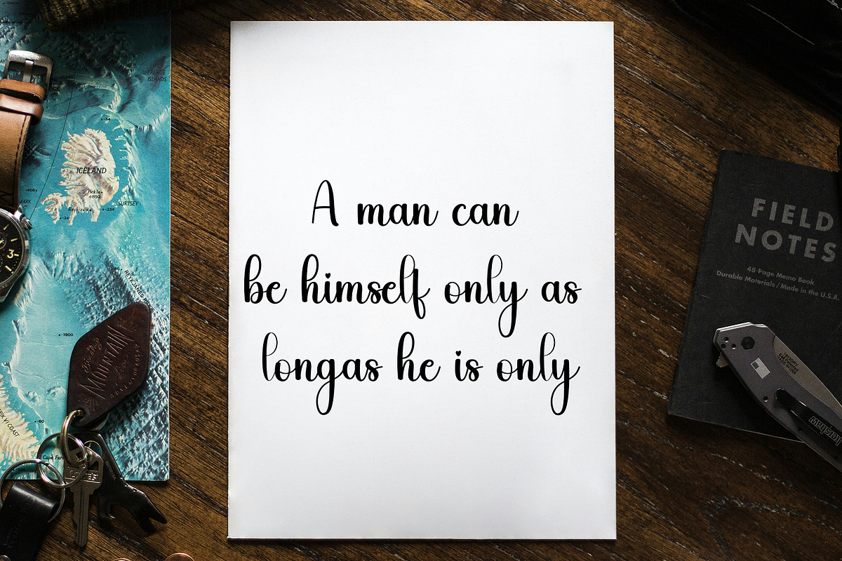 Think, a Handwritten Font by InermediaSTUDIO (Photo 5 of 8)