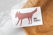 Cute little girl hugging dog, an Animal Illustration by Good Studio (Thumbnail 3 of 3)
