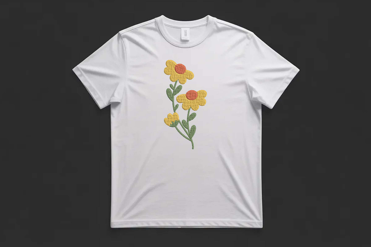 Botanical Floral Retro Embroidery, a Decorative Illustration by Purpose Ekbal (Photo 3 of 3)