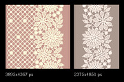 Lace frames and ribbons., a Pattern Graphic by Ajuga (Thumbnail 3 of 5)