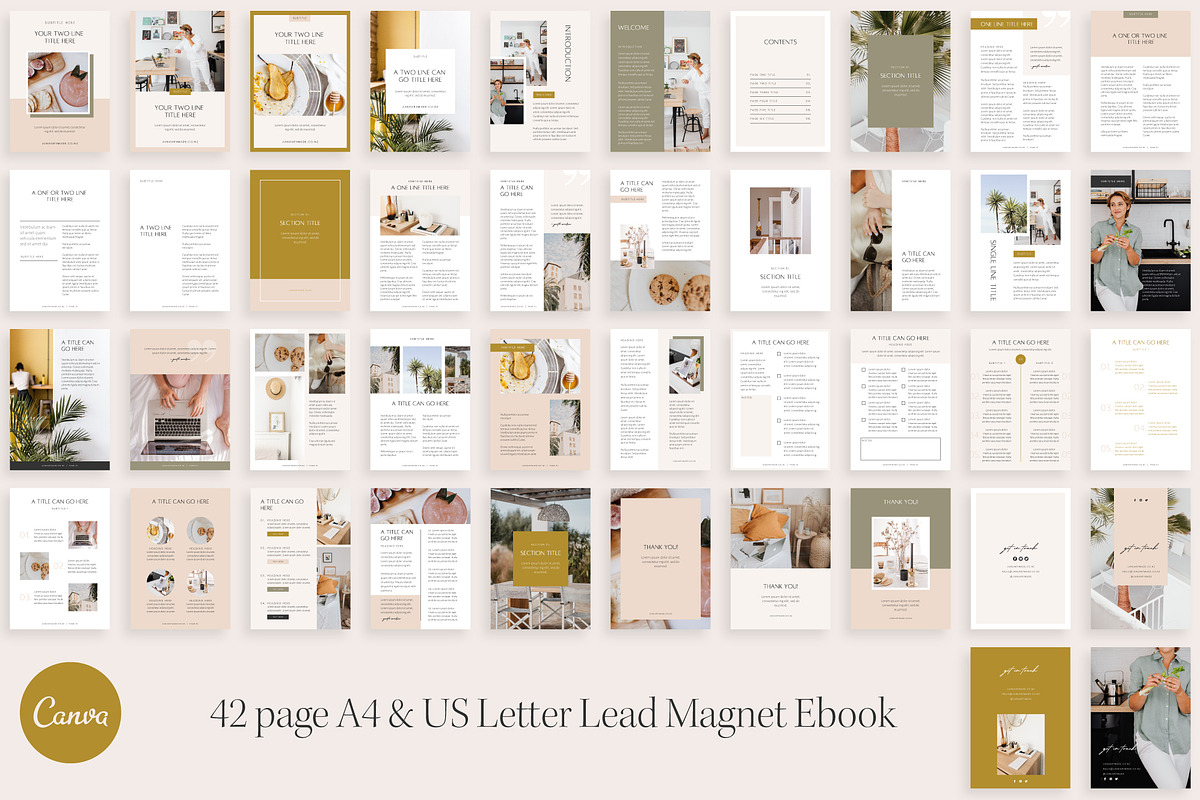 Canva Workbook Template • Lifestyler, a Presentation Template by January Made Design (Photo 3 of 9)