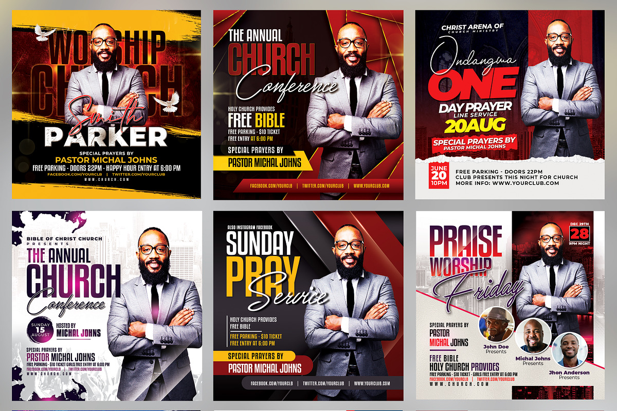 150+ Church Flyers Bundle, a Flyer Template by AfzaalGraphics (Photo 18 of 18)