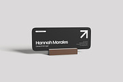 Desk Name Plate Mockup, a Merchandise Mockup by Gatamotion (Thumbnail 2 of 5)