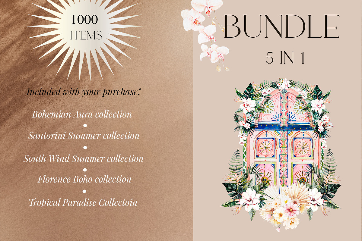 BUNDLE 5 in 1- Wedding creator, an Illustration by Natalia Tugova (Photo 2 of 7)